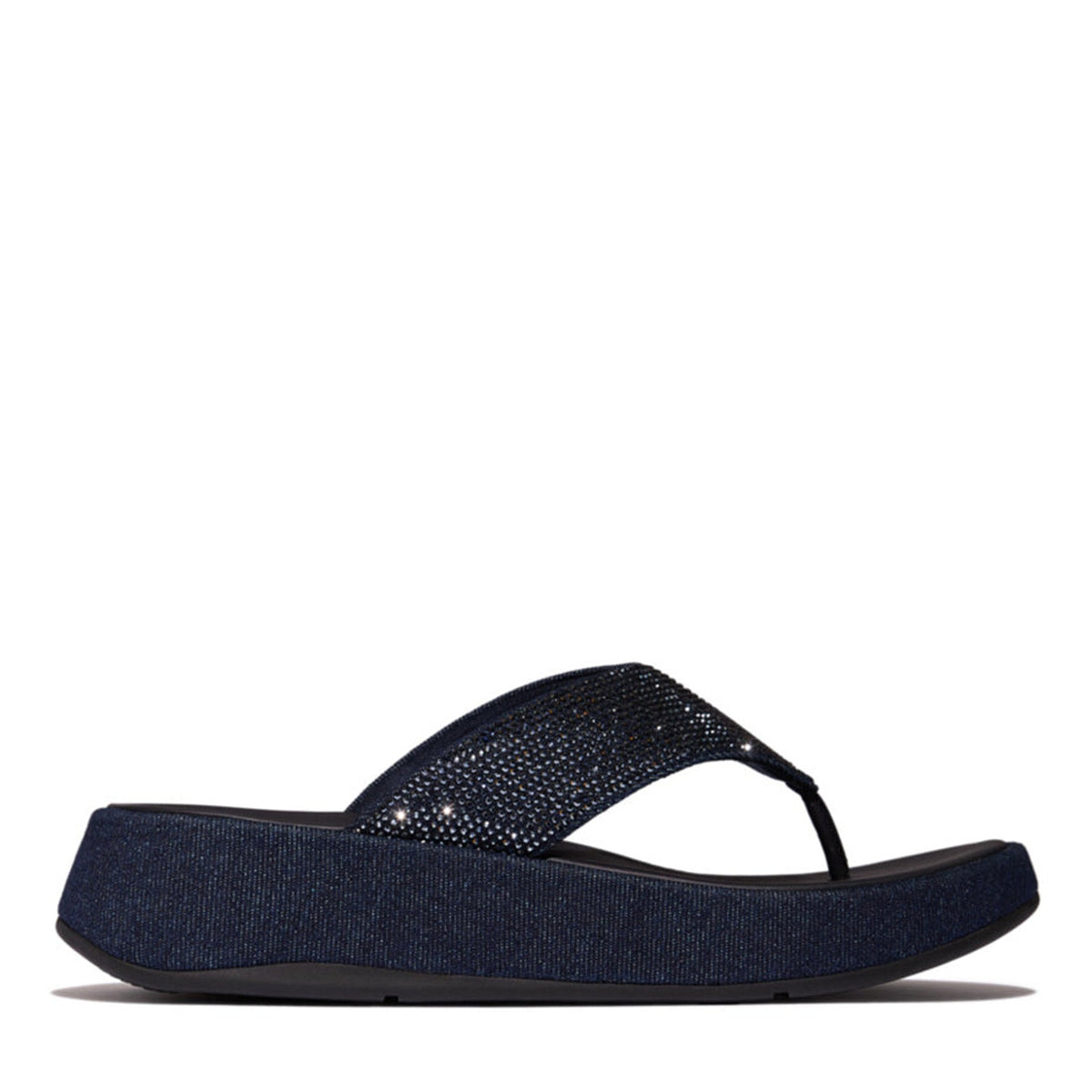 FitFlop F-MODE TOE POST - DENIM AND HOTFIX